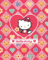 Hello Kitty greeting card in red