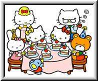 Hello Kitty at birthday party