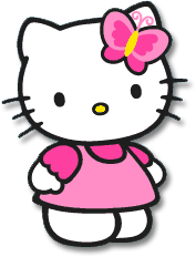 Hello Kitty buttterfly bow