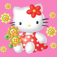 Hello Kitty cute red dress